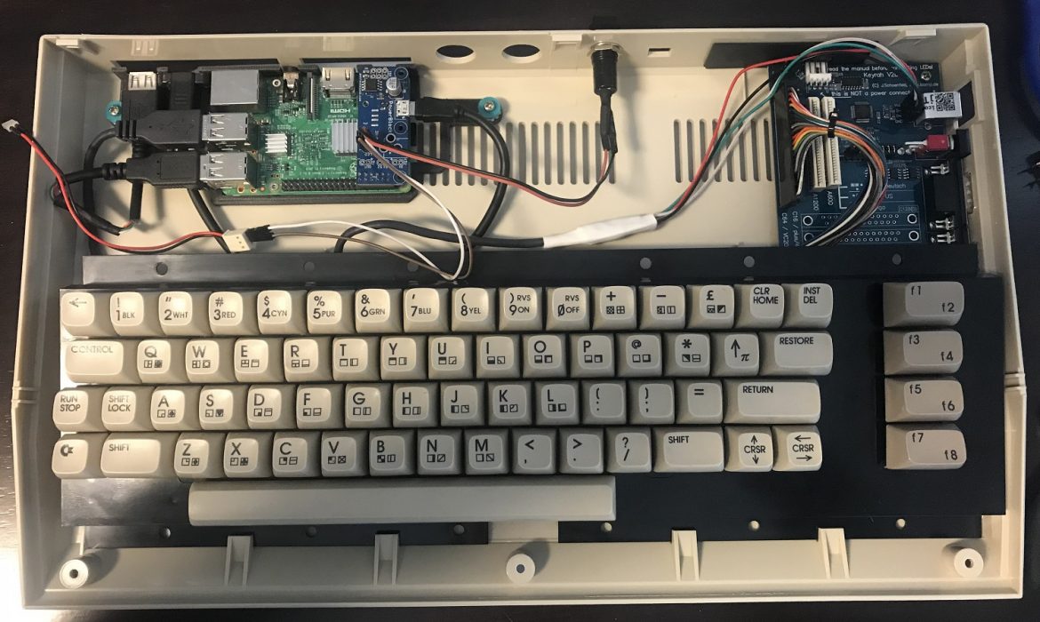 C64c Raspberry pi 3 Keyrah v2