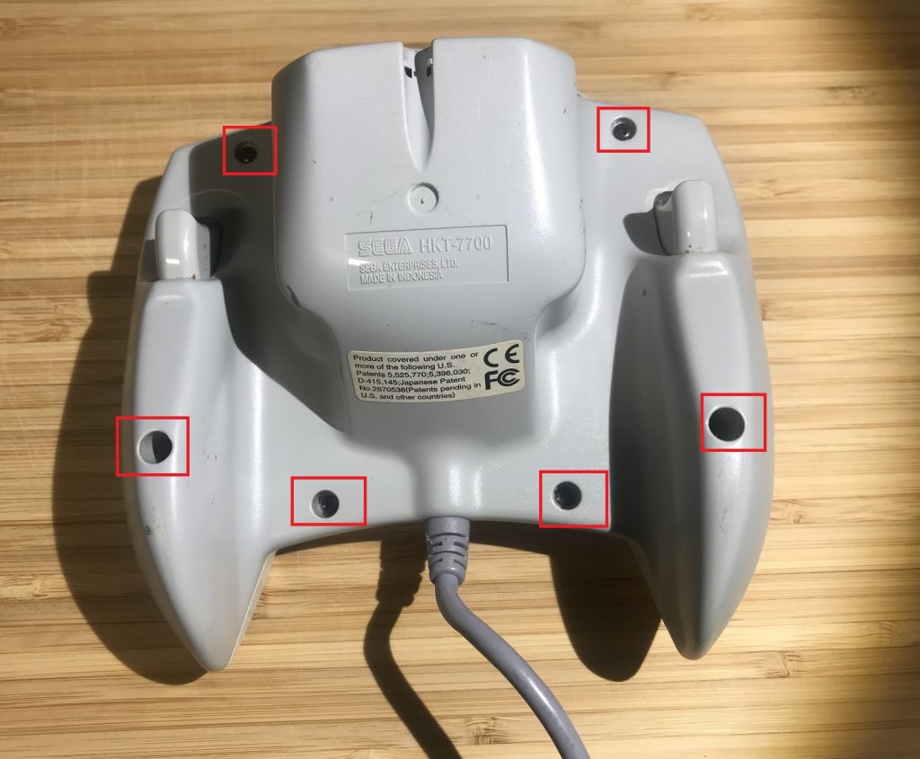 Dreamcast controller disassembly