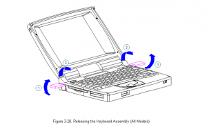 Compaq Contura 420C disassembly2