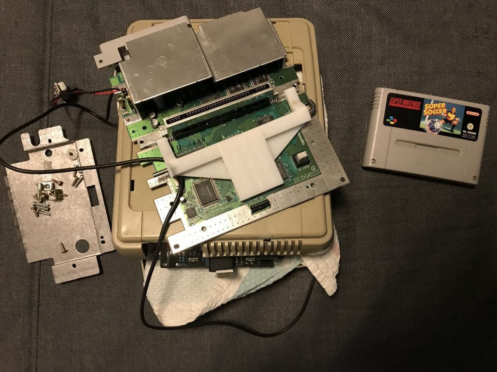 SNES disassembled.