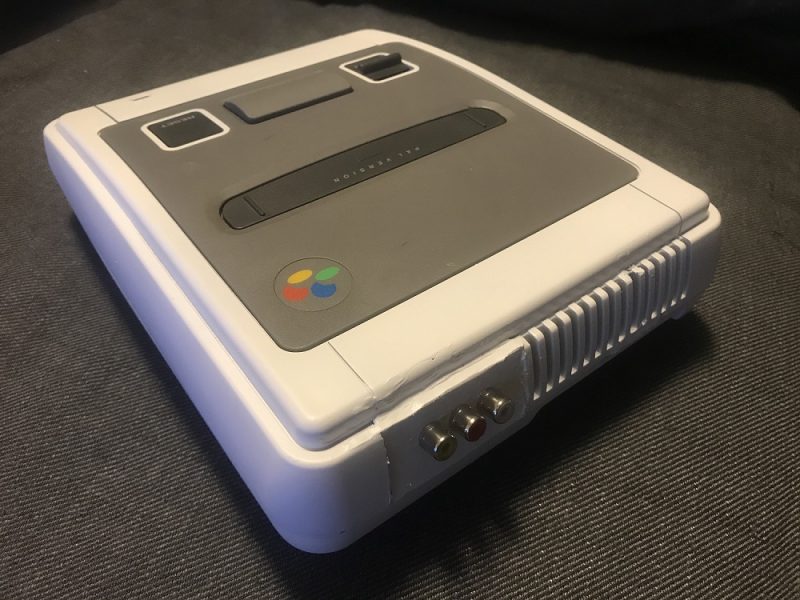 Super Nintendo (SNES): composite mod, blue LED, and paint job ...