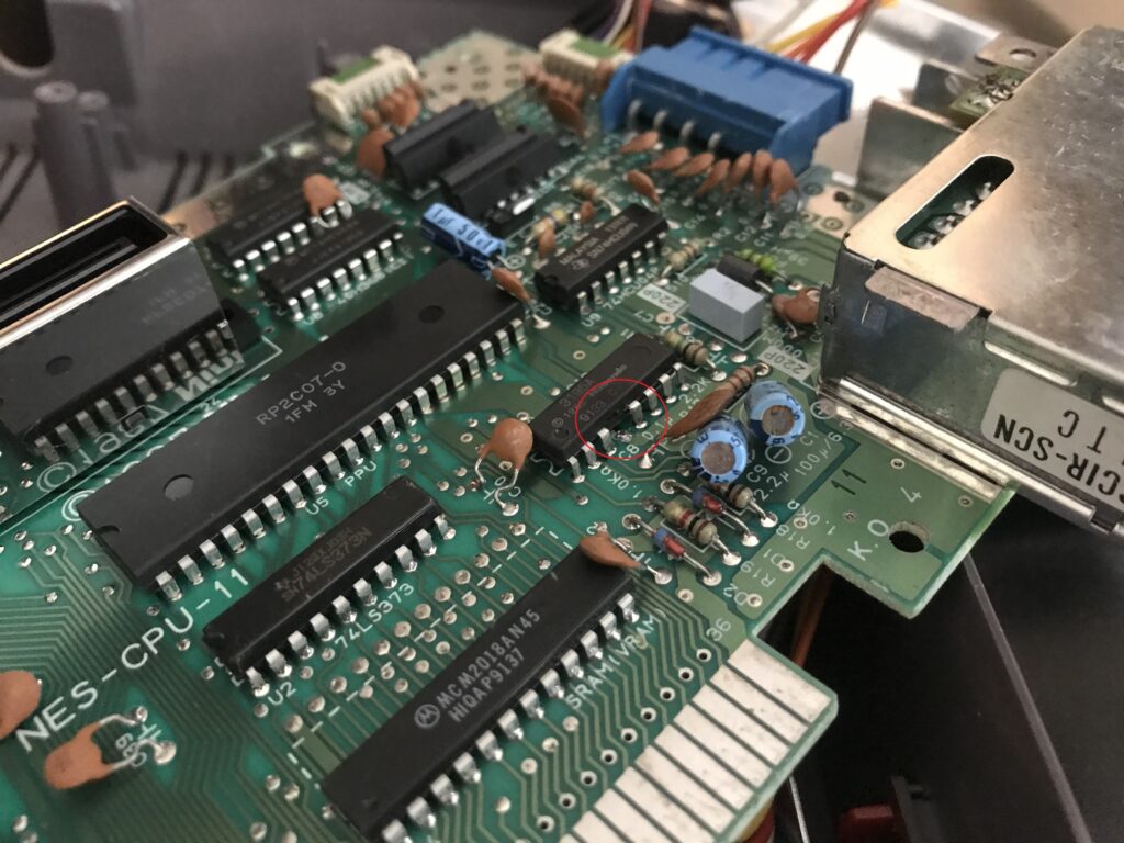 NES PAL lockout chip