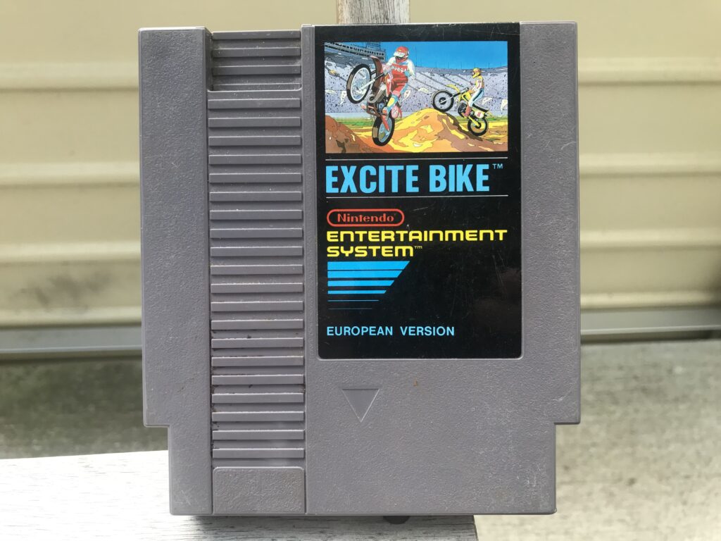 Excite Bike 5 screw NES European version