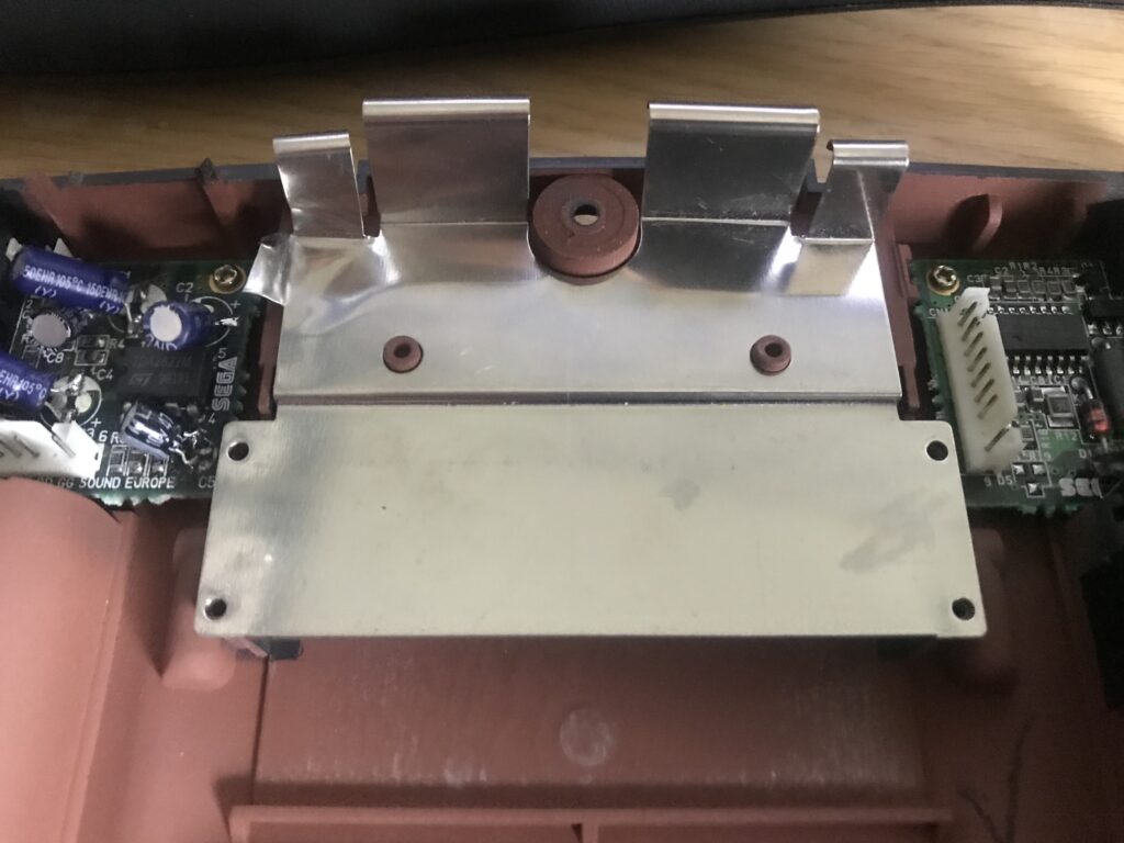 Game Gear audio board capacitor replacement 3