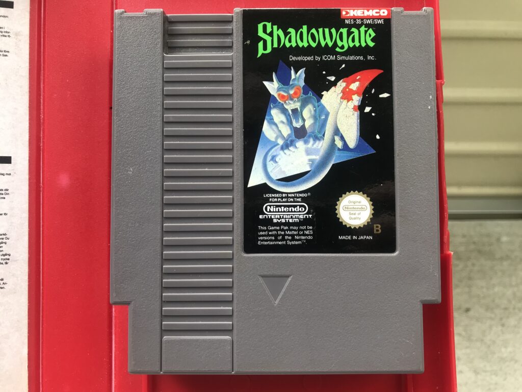 Shadowgate Yapon NES SWE