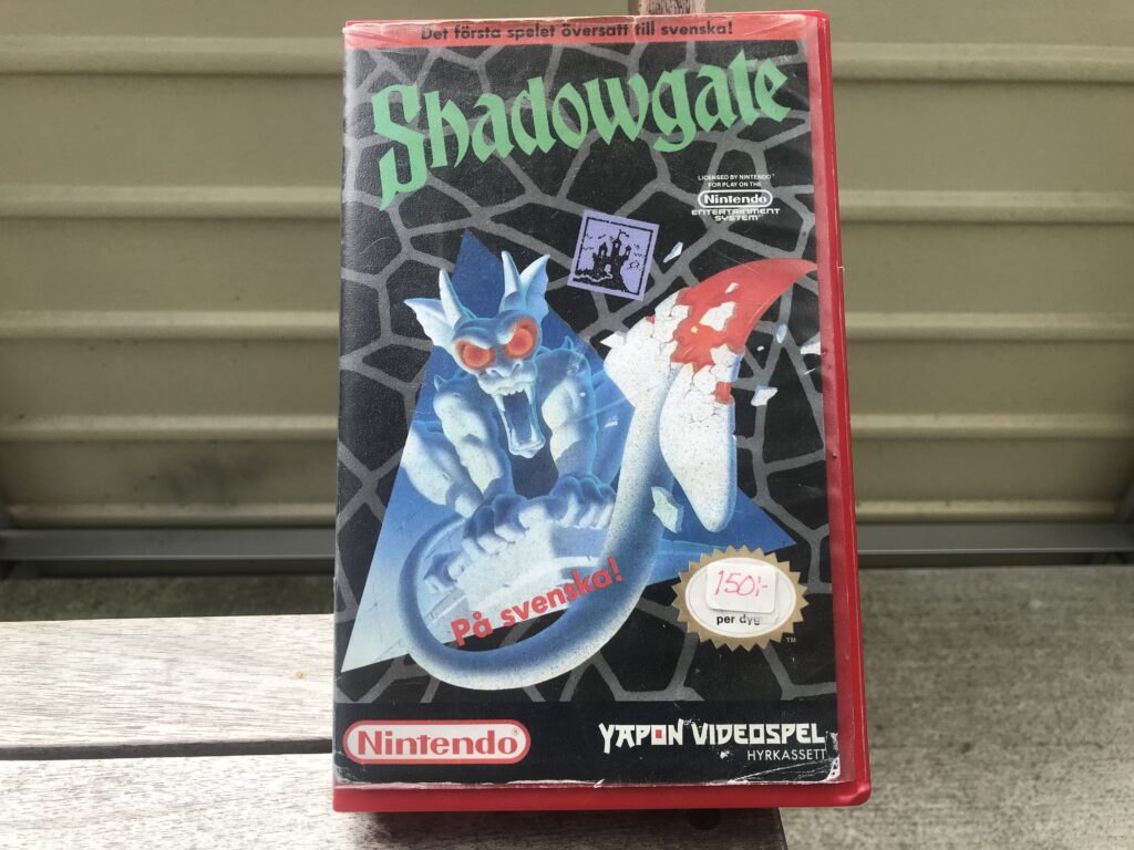 Shadowgate Yapon NES SWE