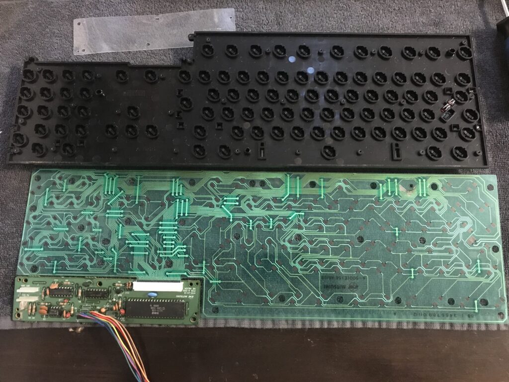 Amiga 500 keyboard cleaning