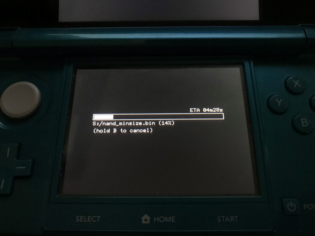 Nintendo 3DS backup