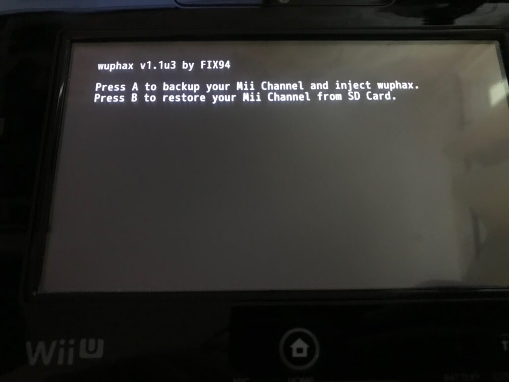 Wii U wuphax
