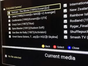Amiga 500 mini games selector